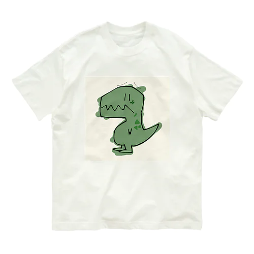 こまったザウルスくん オーガニックコットンTシャツ