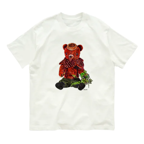 クマ型怪獣「ラフレシアン」 Organic Cotton T-Shirt