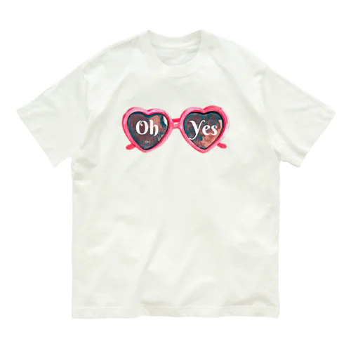 Oh Yes - サングラス Organic Cotton T-Shirt