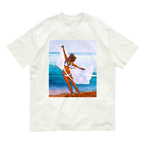 Summer Girl - Stay Fearless Version #1 Organic Cotton T-Shirt