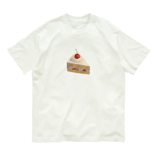 ケーキ オーガニックコットンTシャツ