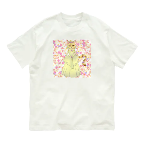 きらきらキジトラ猫さん オーガニックコットンTシャツ