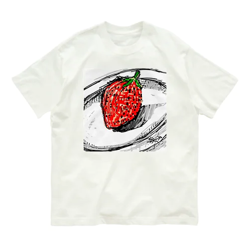 strawberry オーガニックコットンTシャツ