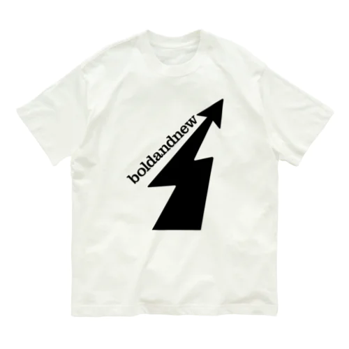 boldandnew_No.000_BK オーガニックコットンTシャツ