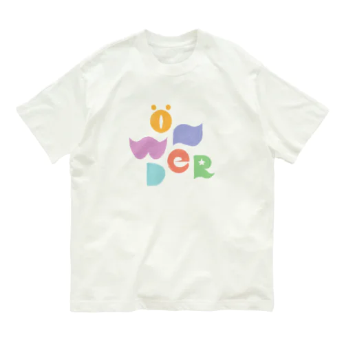 Wo(a)nder オーガニックコットンTシャツ