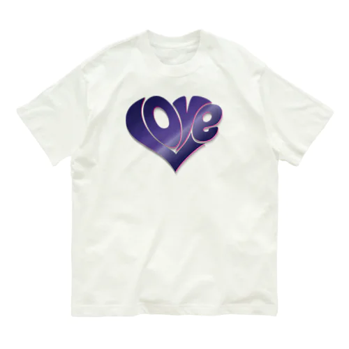 LOVE オーガニックコットンTシャツ