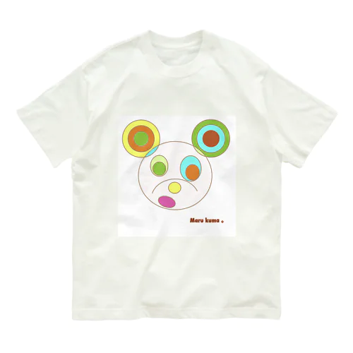 Maru kuma 。 / Bear with lots of circles. オーガニックコットンTシャツ