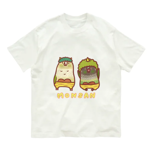 《MONSAN》おにうろこ オーガニックコットンTシャツ