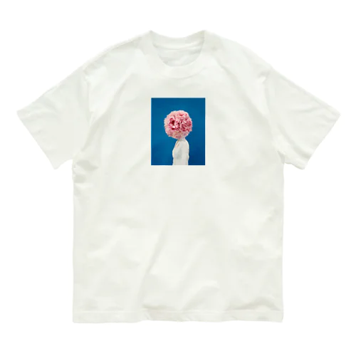 芍薬 オーガニックコットンTシャツ