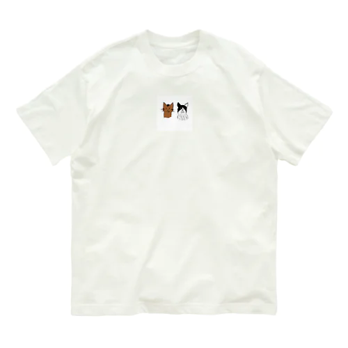 テトくんとジジくん Organic Cotton T-Shirt