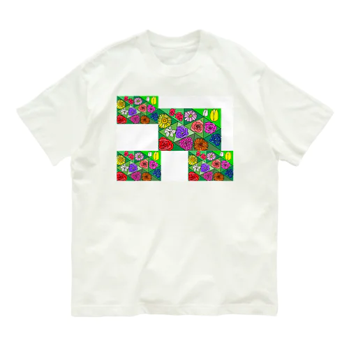 12 Flowers オーガニックコットンTシャツ