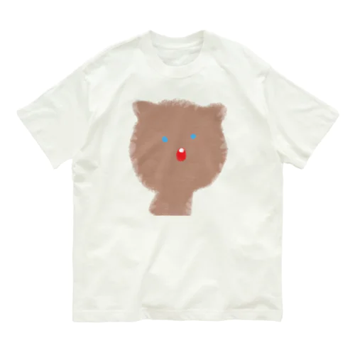 フワネコ「お」 Organic Cotton T-Shirt