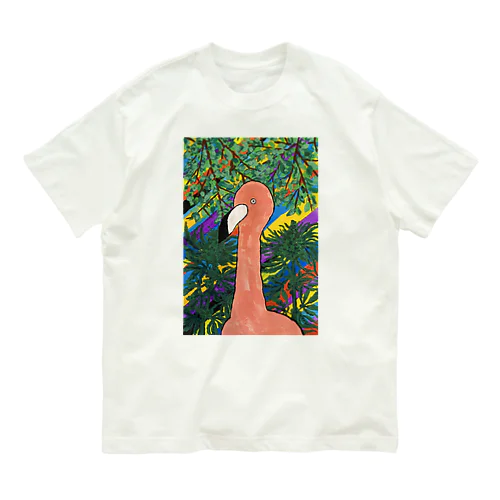 フラミンゴ Organic Cotton T-Shirt