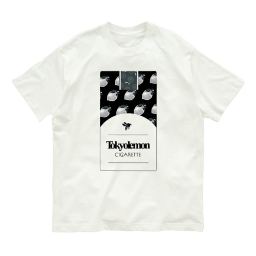 檸檬モノクログッズ 透明ver. Organic Cotton T-Shirt
