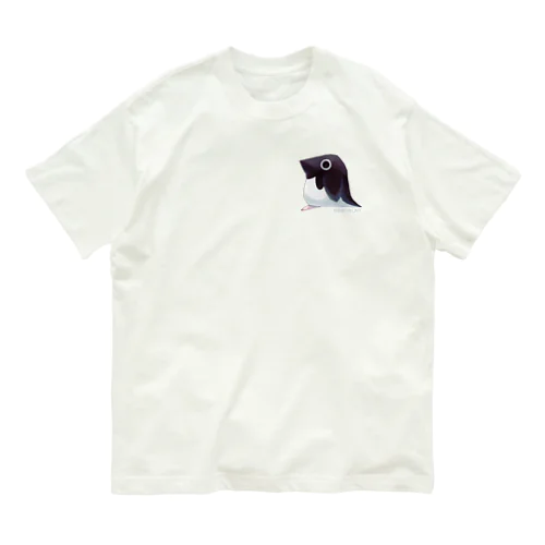 簡略化されたペンギン オーガニックコットンTシャツ