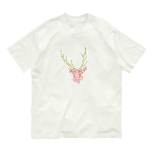 DeeR × strawberry オーガニックコットンTシャツ