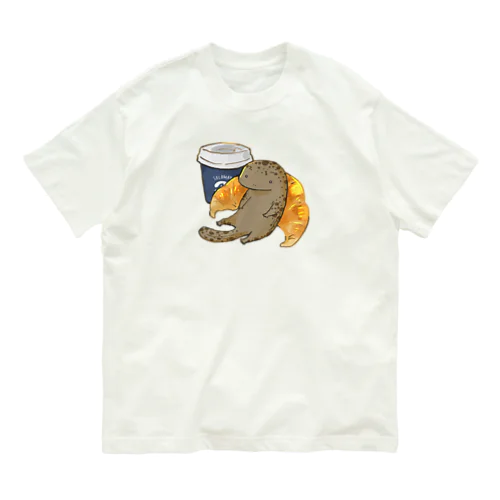 SALAMANDER COFFEE -クロワッサン オーガニックコットンTシャツ