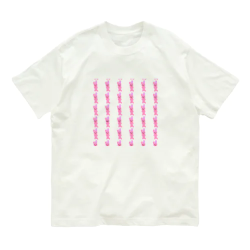 メガネうさぎをさがせ オーガニックコットンTシャツ