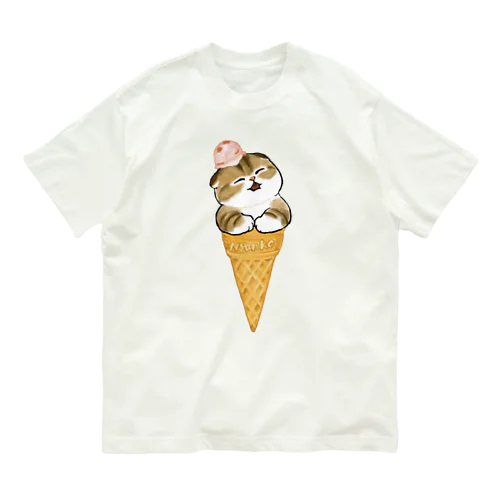 アイスにゃん Organic Cotton T-Shirt