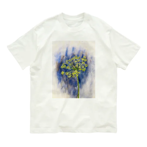 植物画着彩2 オーガニックコットンTシャツ