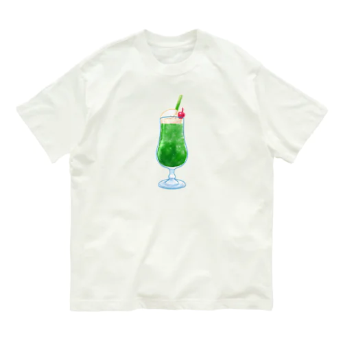 クリームソーダ オーガニックコットンTシャツ