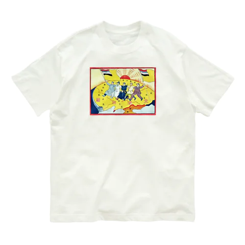 満州国　五族協和 オーガニックコットンTシャツ