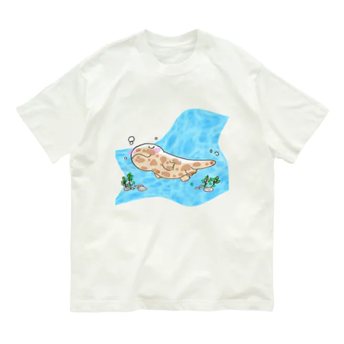 オオサンショウウオのはんざきくん Organic Cotton T-Shirt