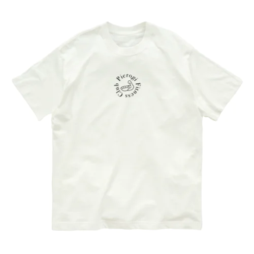 Pierogi Fitness Club ロゴB オーガニックコットンTシャツ