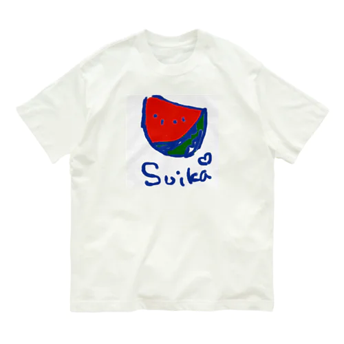 すいかすいかすいか。。 Organic Cotton T-Shirt