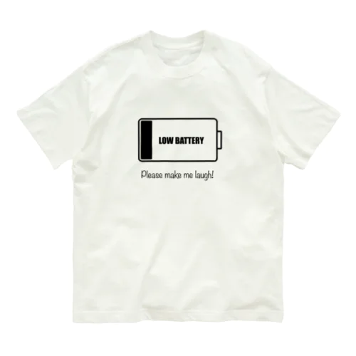 Low battery Organic Cotton T-Shirt