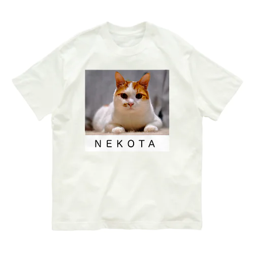 ねこたくん オーガニックコットンTシャツ