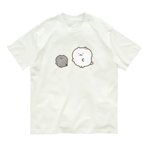 前ならえねこ オーガニックコットンTシャツ