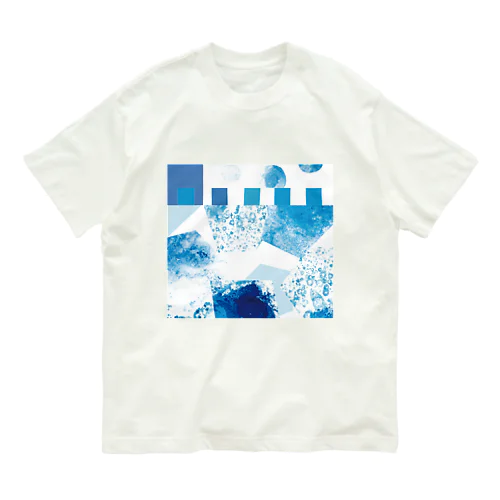 海コラージュ オーガニックコットンTシャツ