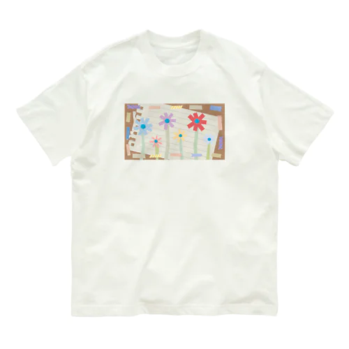 マスキングテープのお花畑 Organic Cotton T-Shirt