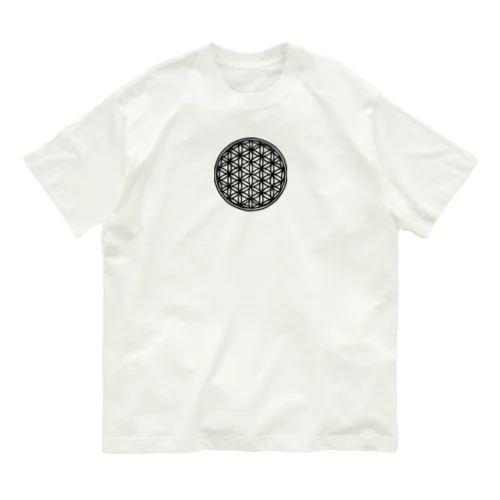 シンプルにフラワーオブライフ☆ Organic Cotton T-Shirt