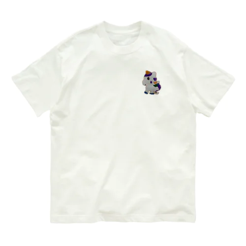 ユニコーンちゃん　切抜き Organic Cotton T-Shirt