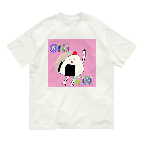 イニシャルズ⭐︎ONI GIRI オーガニックコットンTシャツ