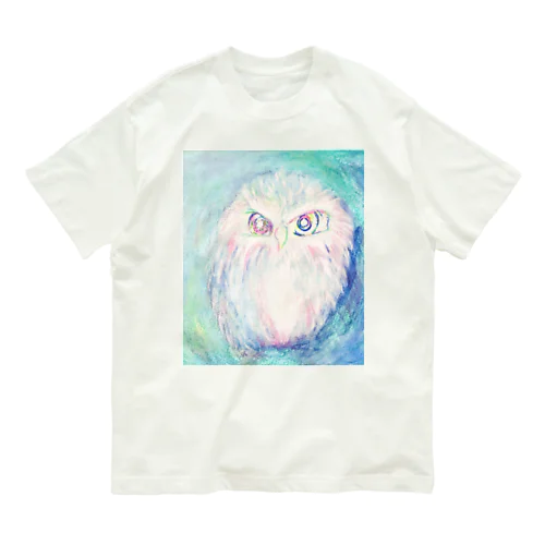 Baby フクロウ　 オーガニックコットンTシャツ