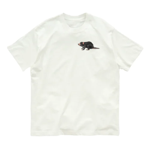 タスマニアデビル (ワンポイント) Organic Cotton T-Shirt