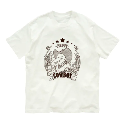 Happy Cowboy -classic ver- Organic Cotton T-Shirt