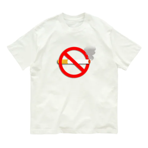 禁煙マーク Organic Cotton T-Shirt