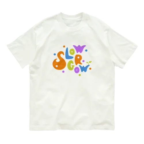 Slow Grow オーガニックコットンTシャツ