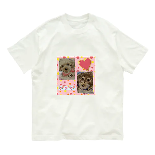 ラッキーandりん オーガニックコットンTシャツ