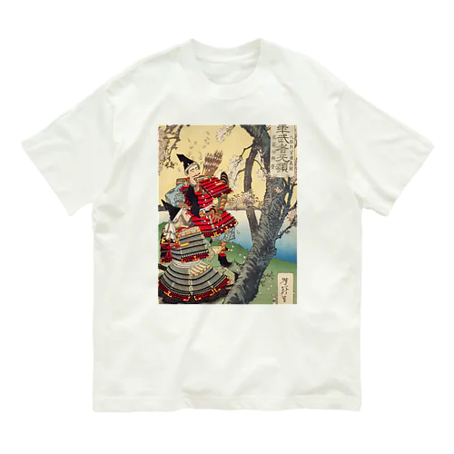 Ukiyoe SAMURAI 日本画 浮世絵  オーガニックコットンTシャツ