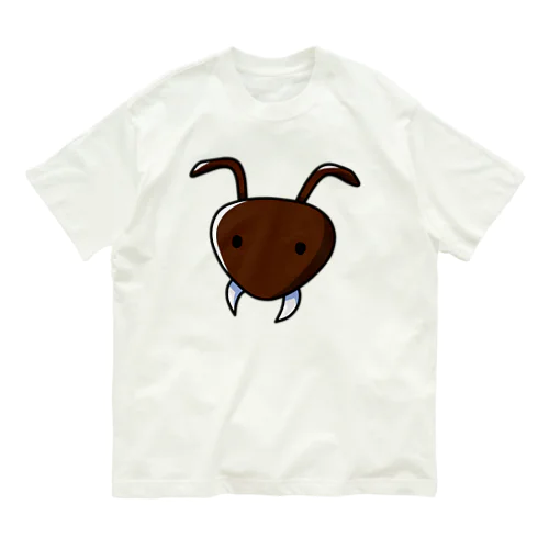 アリT（こげちゃ） Organic Cotton T-Shirt