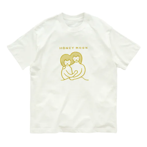 ねこたち（愛のハネムーン） オーガニックコットンTシャツ