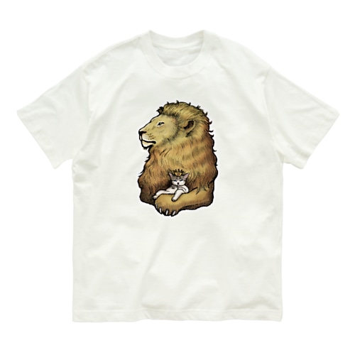 カブと獅子(カラー) Organic Cotton T-Shirt