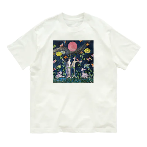 Strawberry Moon オーガニックコットンTシャツ