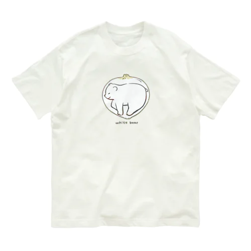 ホワイトベアー オーガニックコットンTシャツ