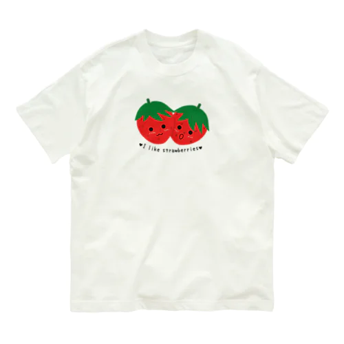 いちごちゃん オーガニックコットンTシャツ